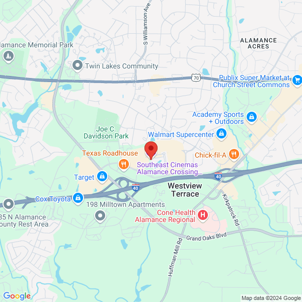 map of the area